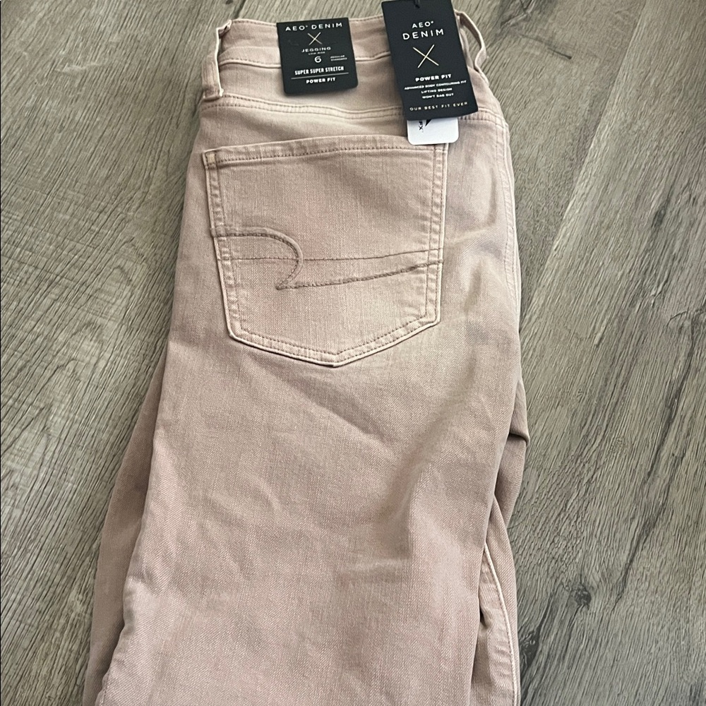 American Eagle Outfitters Women's Beige Jeggings